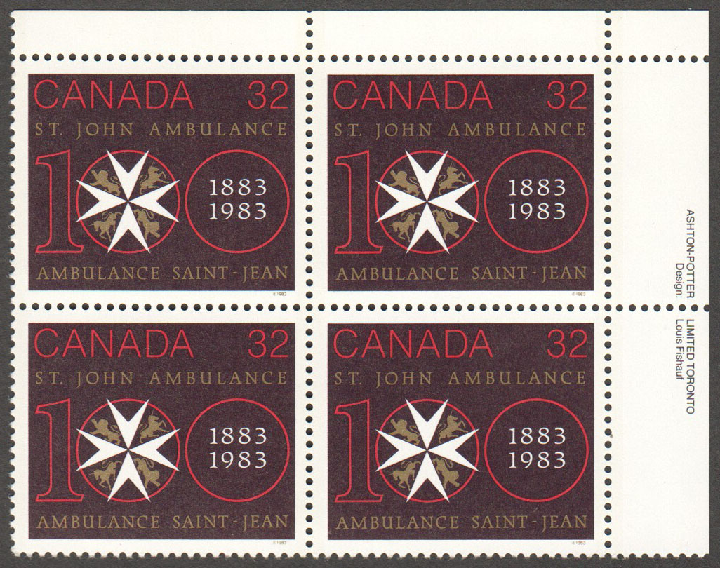 Canada Scott 980 MNH PB UR (A9-3) - Click Image to Close